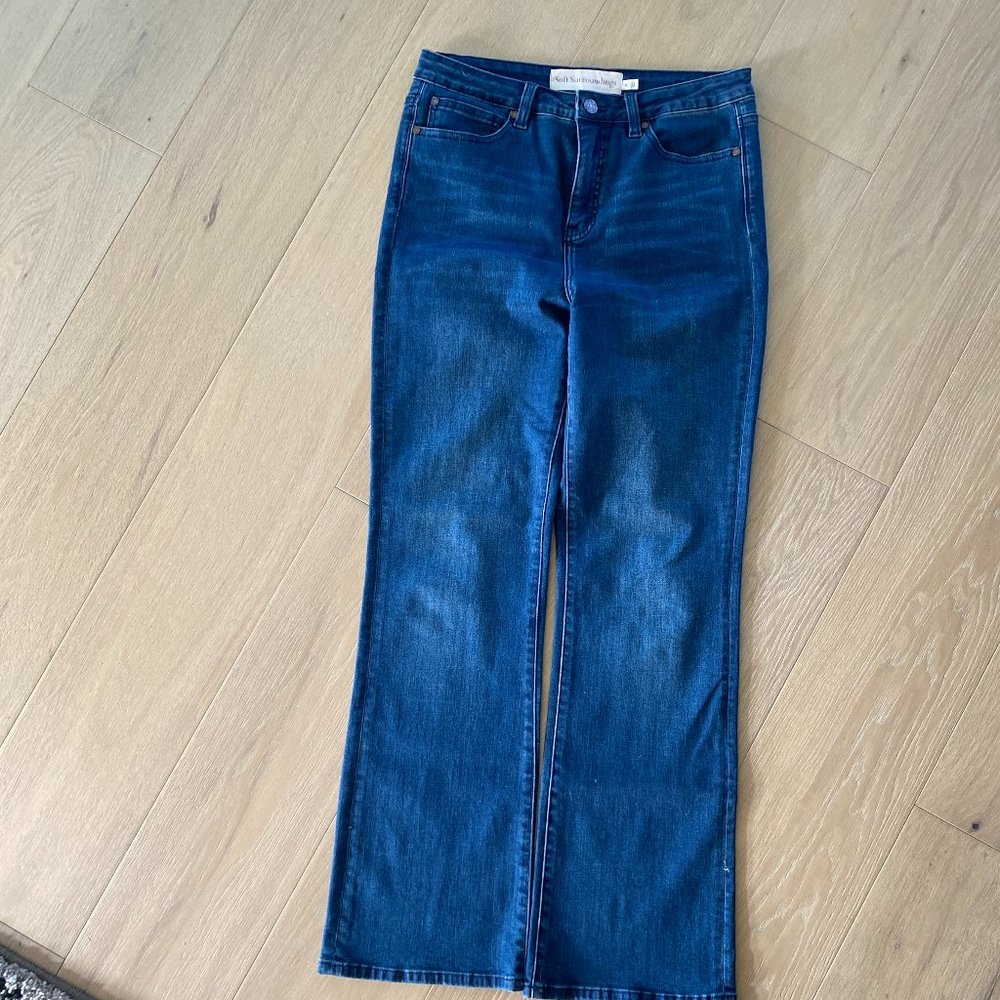 Soft Surrounding Dark Denim Bootcut Jeans Size 8